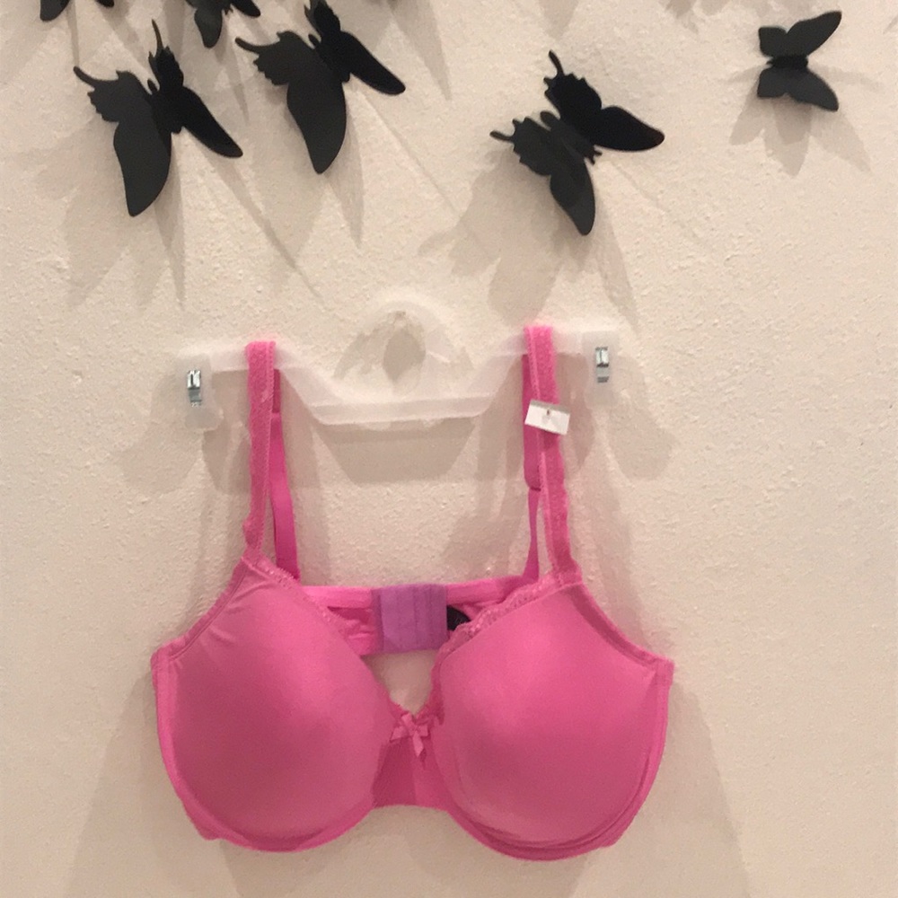Pink bra